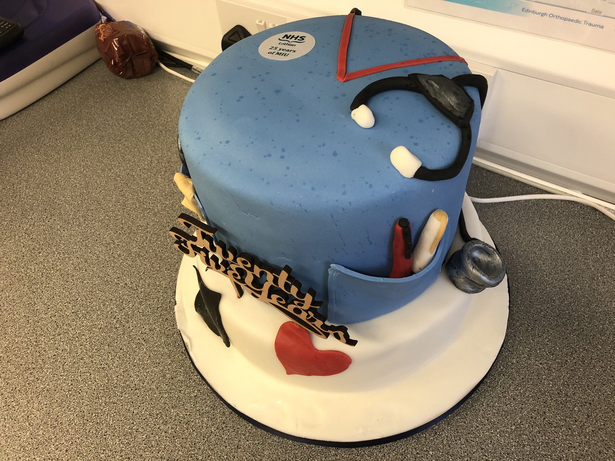 Priceygaskell's tweet photo. Happy birthday Minor Injuries @wgh 25 years of success! #proudofyouall #thanks @WghLothian @davidhood103 https://t.co/ofwWY4nKZF