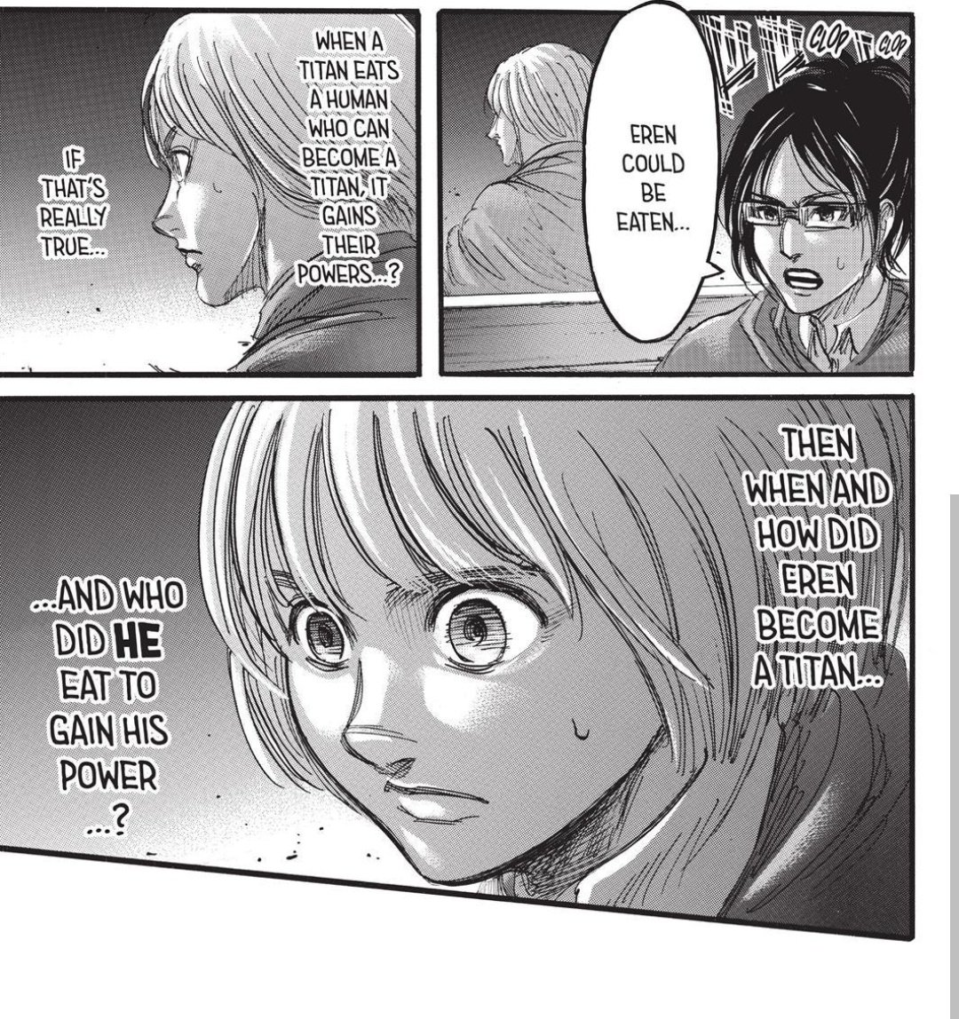 But... Eren wasn't a titan...Unless humans who eat titan shifters can also steal their powers, in which case it does make sense that Rod isn't a titan...