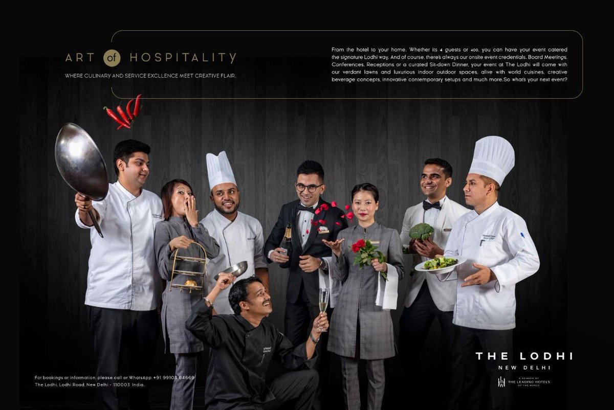 Lodhidelhi's tweet photo. From events at home to the hotel, partake in bespoke dining experiences catered to scintillate your palate. Experience the world cuisines and creative beverage concepts curated by the culinary titans at The Lodhi.
#TheLodhi #TheLodhiLife #LiveBespoke #LHWTraveler https://t.co/hsnv6EfVoQ