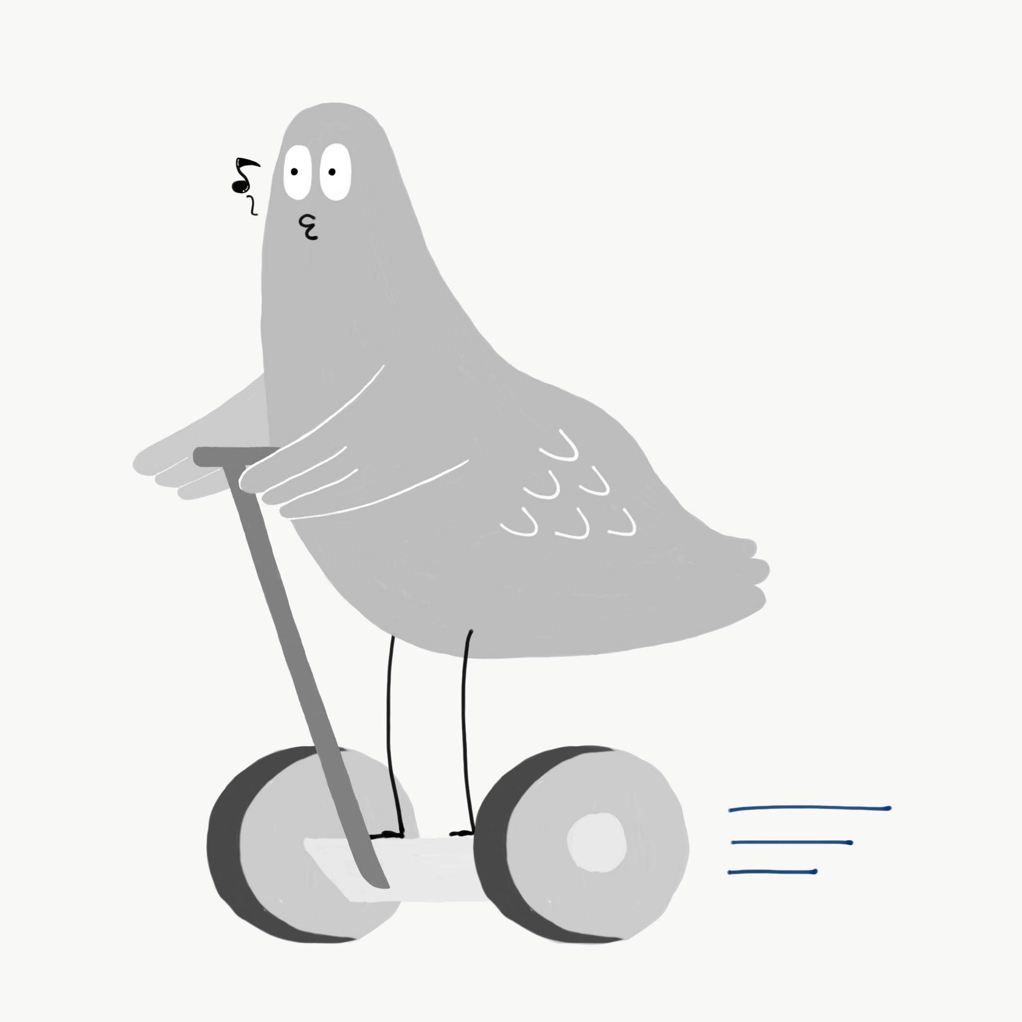 ハトくん いま向かってます あああ雑貨店 イラスト アート キャラ キャラクター ゆる絵 ゆるイラスト 落書き らくがき クリエイター Illust Illustration 鳩 ハト 鳥 イラスト好きな人と繋がりたい 手描きイラスト ゆるいイラスト 一