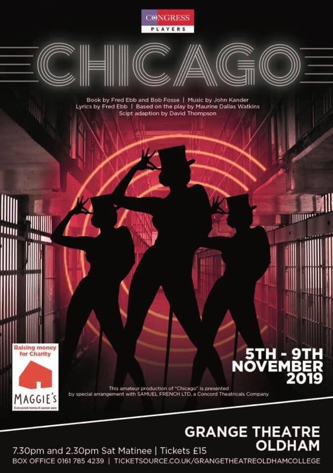 Next week we are at @grangetheatreoldham  where <a href="/congressplayers/">Congress Players</a> will be trying to #RazzleDazzle our adjudicator @martynp_12 with their production of Chicago! Please support your local theatre companies. #TheFranks #Marvellous #breakaleg