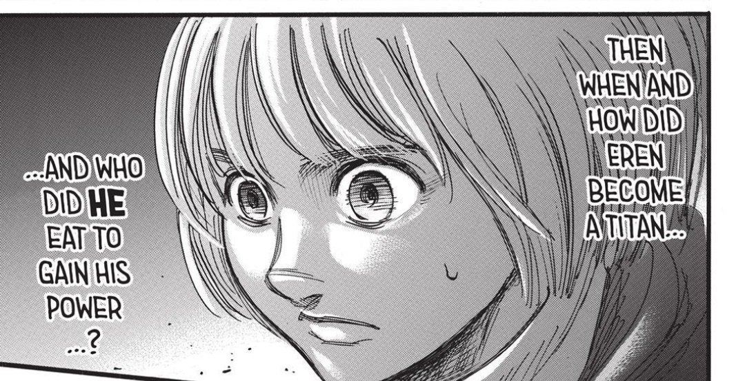 Theory time!If a human or a titan eat a titan shifter, they gain some of their memories. This could be where Eren's black-haired girl flashback came from!And it could be why he remembers this place...