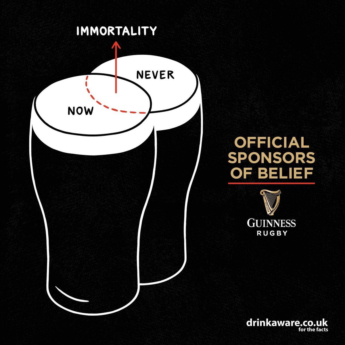 The history books await. It’s time to believe. Open from 8.30am tomorrow. Guinness for breakfast? #ENGvRSA #MadeOfBelief drinkaware.co.uk