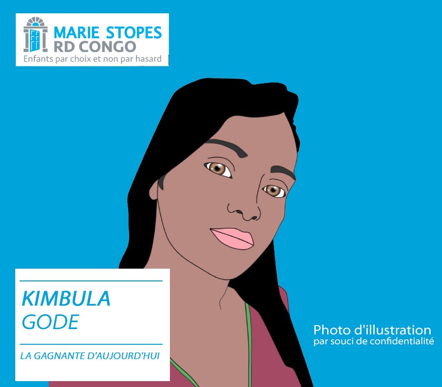 Notre première ambassadrice KIMBULA GODE  #ChaqueFemmeCompte #MSRDC