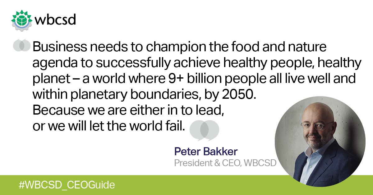 WMBtweets's tweet photo. Check @wbcsd’s latest #CEO_Guide to #Food System Transformation – outlining #business leadership action areas to address the climate, nature and food emergency https://t.co/9xbk5h9pu8 #HealthyPeopleHealthyPlanet
#SDGs https://t.co/JvyieiZuz8