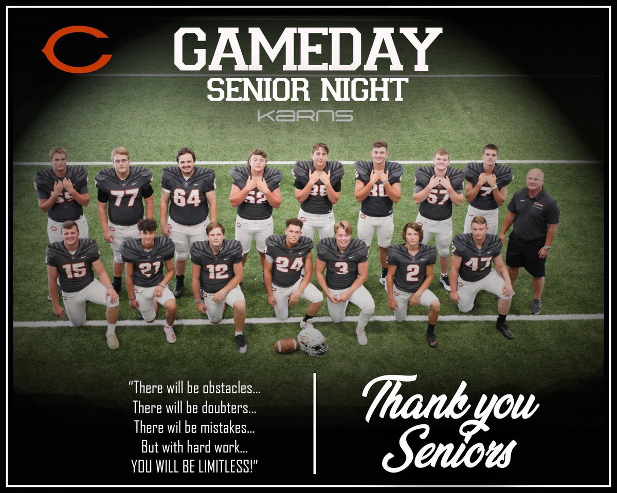 ClintonStrong4U's tweet photo. Gameday: Senior Night:  Karns.  Let's go out with a bang!  #DragonPride #ClintonPride #ClintonStrong #Seniors https://t.co/PZXdSSCJ1Y