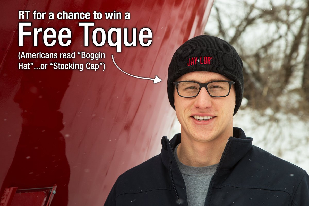 Did your ears get cold feeding this morning? RT for a chance to win a Toque. Winner selected Noon Nov 8. #WonderfulWhiteStuff🌨️