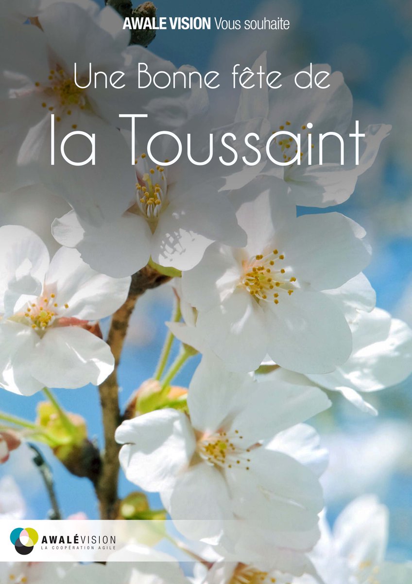 awalevision's tweet photo. @awalevision vous souhaite une bonne fête de la Toussaint. #AWALEVISION #LACOOPERATIONAGILE #LATOUSSAINT #SENEGAL https://t.co/pZq4mMx8K9