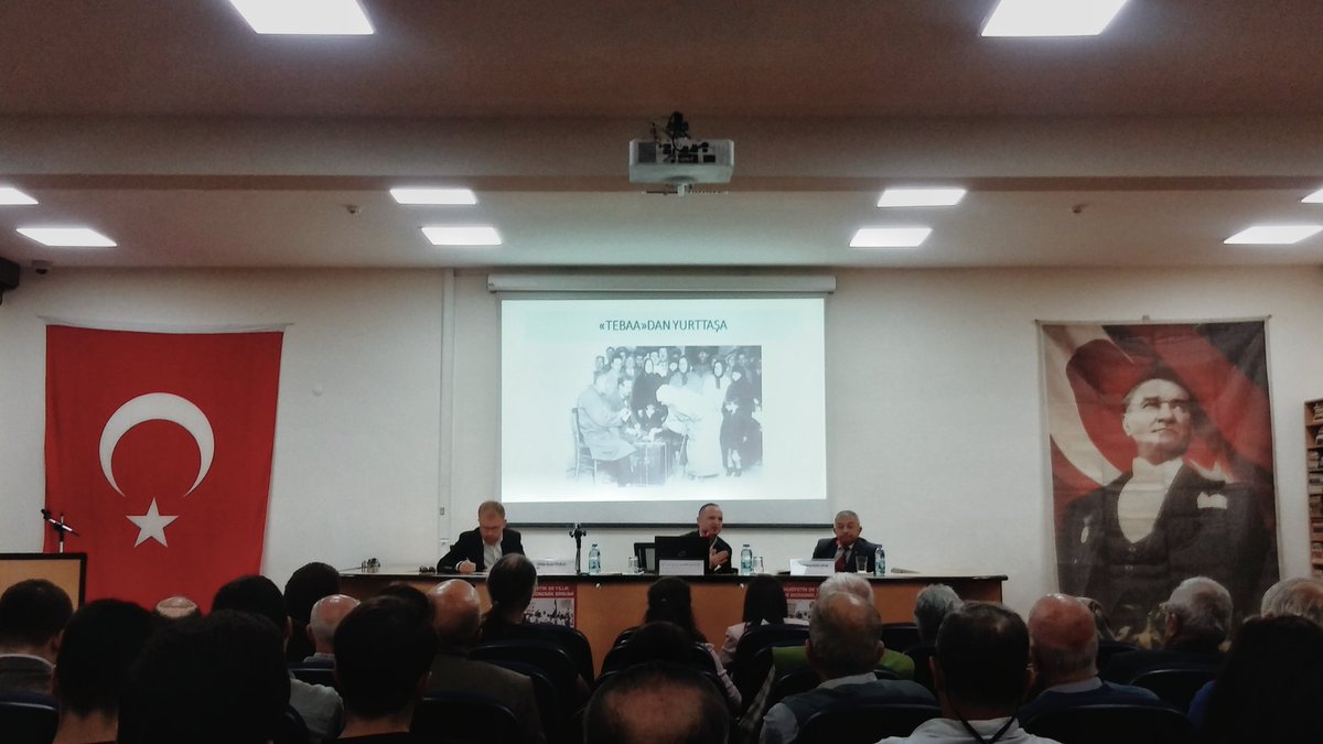 Enstitümüz öğretim üyelerinden Doç. Dr. Hasan Taner Kerimoğlu ile Dr. Mithat K. Vural, Ahmet Priştina Kent Arşivi ve Müzesi'nde gerçekleşen "Cumhuriyet'in 96 Yıllık Siyasi ve Ekonomik Birikimi" isimli panelde yer aldılar..