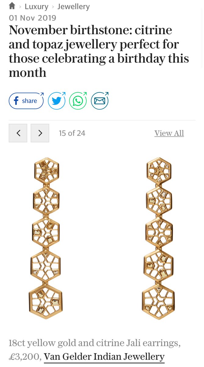 November birthstone: citrine and topaz jewellery perfect for those celebrating a birthday this month telegraph.co.uk/luxury/jewelle… via @TelegraphLuxury