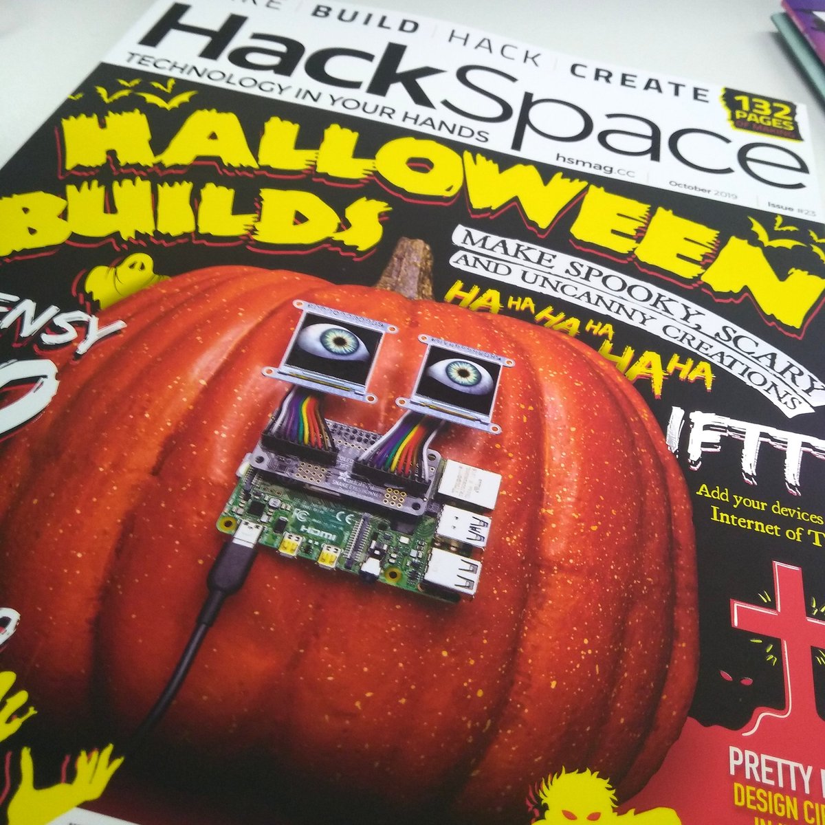 Front cover of HackSpace magazine