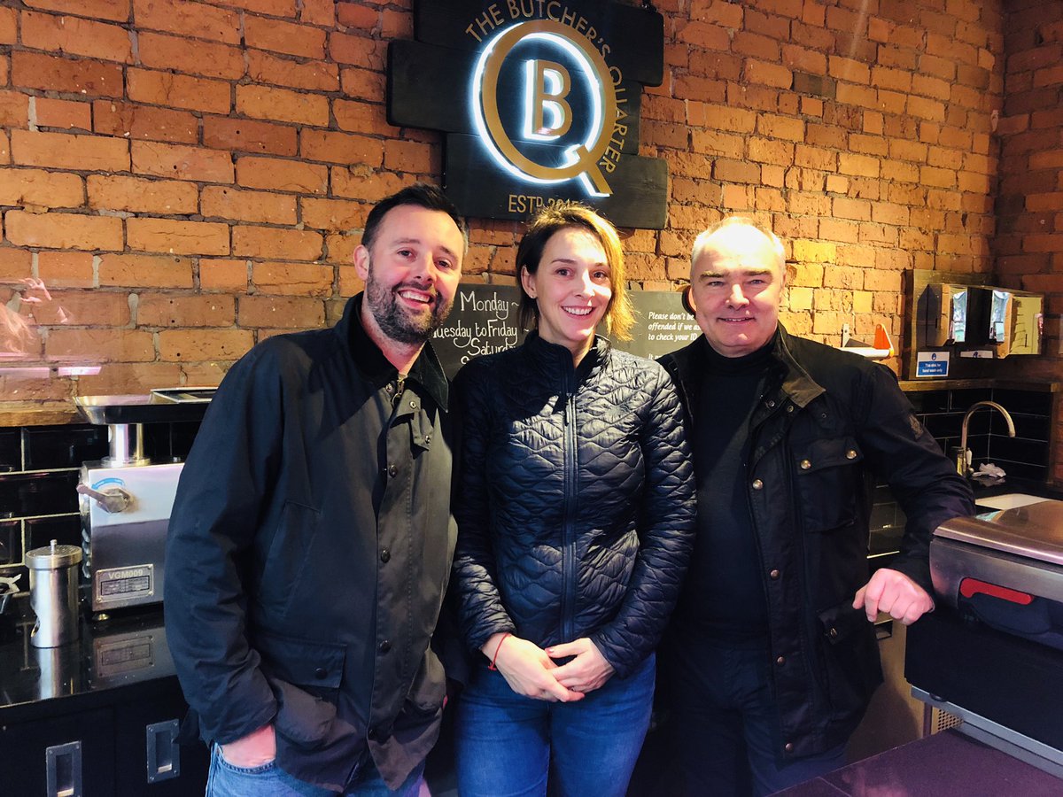 Hi Manchester Meat Fans. Sorry we haven’t been in touch of late but we’ve got some exciting news! The shop is going to be open again very soon! 😬
We’re passing the cleaver over to Graeme, Liam and William. Please give them as much support and laughs as you have for us!
M&amp;S x