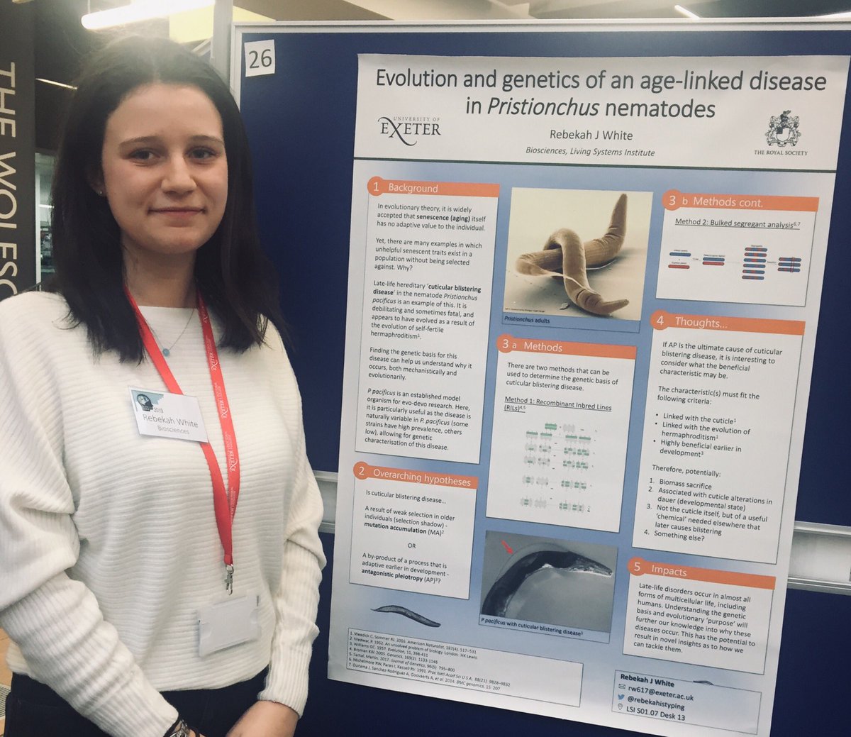 rebekah_jwhite's tweet image. Let’s talk about genes, disease, worms, and evolution... @CLEScon #clescon19