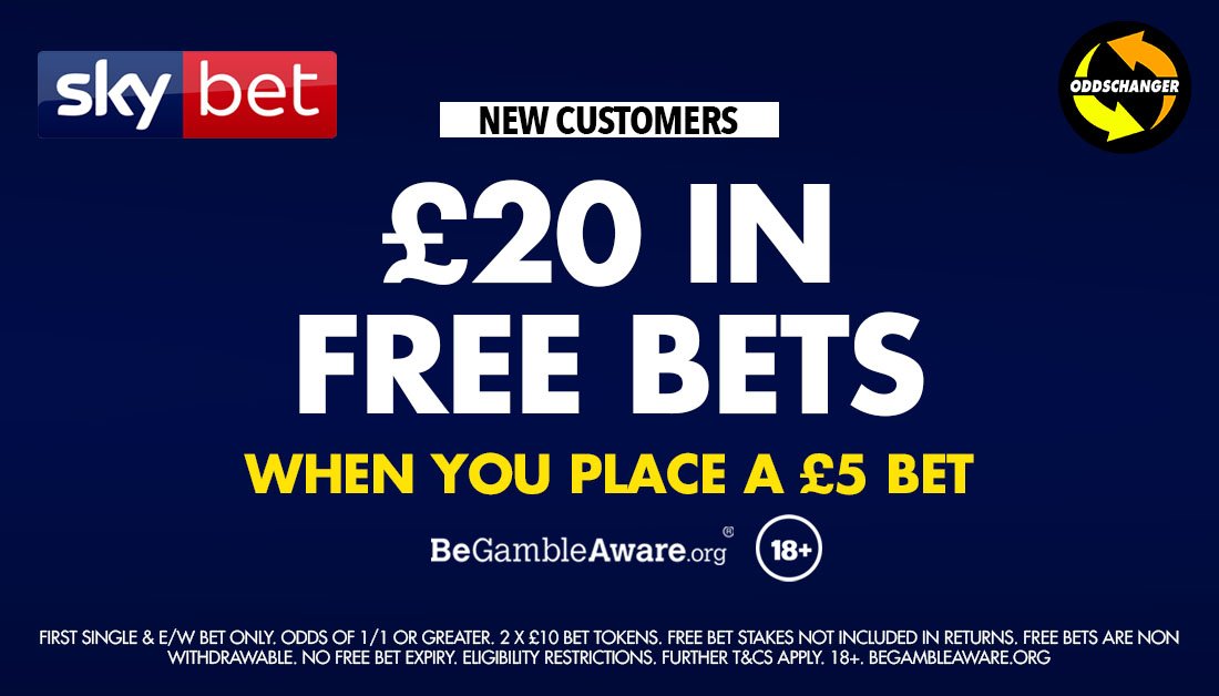 TommysDartsTips's tweet image. FRIDAY'S SKYBET PREMIUM BOOST!!!!

❌ Was → 28/1
⚡️ NOW → 40/1 (as of 1:17pm 01/11)

Bet £5 &amp;amp; get £20 in FREE bets when you join SkyBet HERE 👇
changer.bet/SkyBet520TW

Add to your bet-slip HERE 👇
changer.bet/PremiumB0111

(New customer offer T&amp;amp;C's apply 18+ begambleaware)