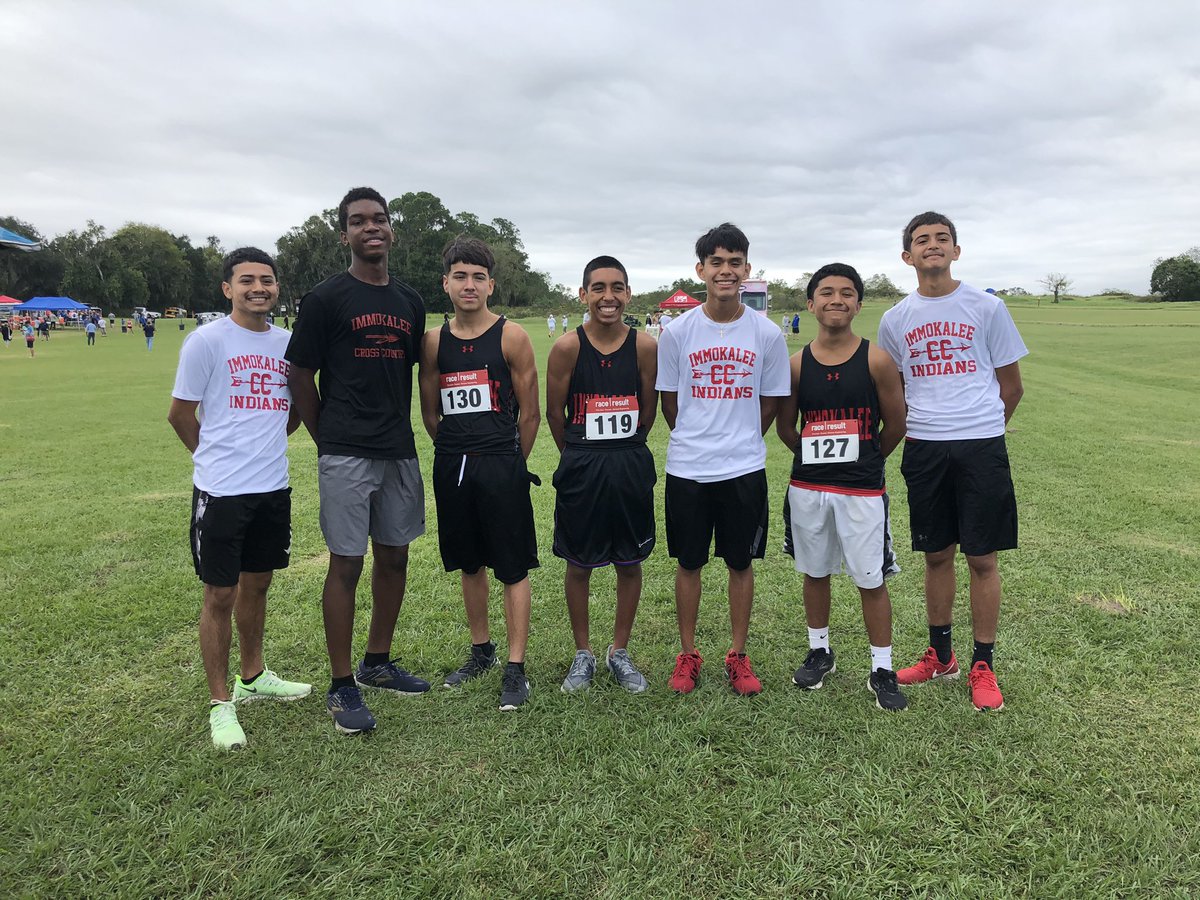 ImmokaleeCC's tweet photo. 3A region 3 championship.  Let’s go Indians! #immokalee #highschool #crosscountry https://t.co/O1IEWCPAYL