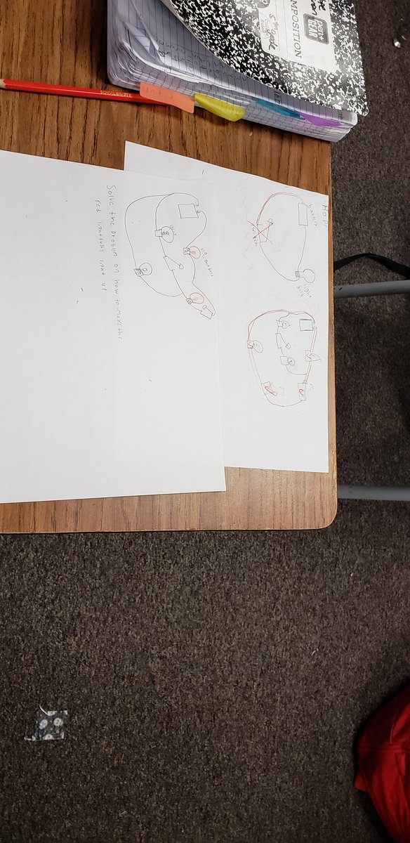 THoneyfield's tweet photo. Circuits reteach!! @BurlesonECISD @ECISDScience https://t.co/zp8YOa67Pi