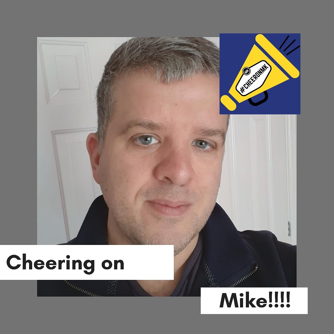 Cheering on this dude today,  and all others in caring professions across our city. Find out more in our latest podcast cheeronmk.podbean.com  #KindnessMatters #cheeronmk