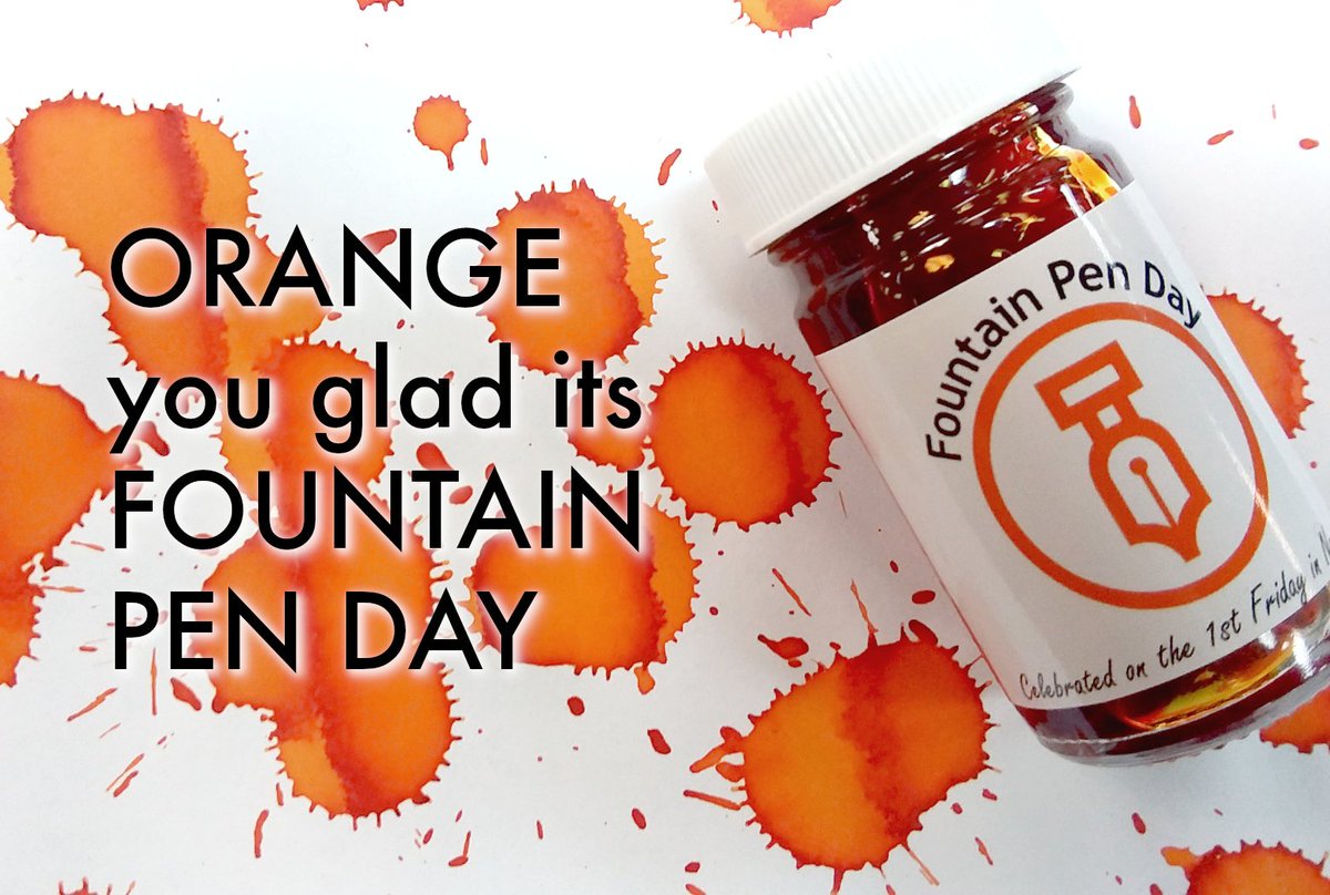 Vanness1938's tweet photo. New @FountainPenDay pen and ink live on the site
We are also giving away a few bonus samples to random customers today!
As always FREE shipping on all purchases over $40.00🧡 https://t.co/Gtv4cUJm0P