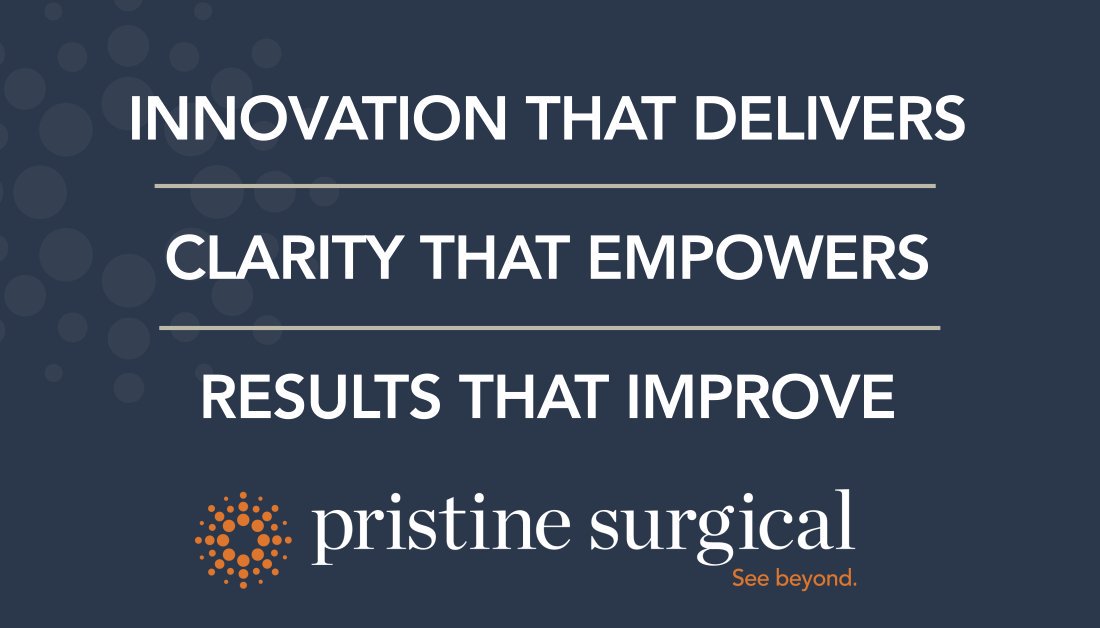 Imaging solutions that empower you to see beyond the expected. 

bit.ly/34kg70T
#PristineSurgical #SeeBeyond #MedTech #MedicalImaging