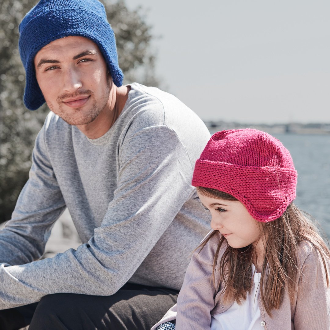 RedHeartYarns's tweet photo. Stay extra warm this season and stitch up some fun #winterhats for the whole family with #HeatWaveyarn. You'll love these 13 hot new hats. Download #freeknitpatterns: https://t.co/UuQd0CfYPL https://t.co/fIzcduphwJ