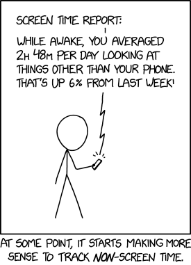 xkcdComic's tweet photo. Screen Time https://t.co/0riuhVDfXW https://t.co/VOrMtdkdLA https://t.co/KOtThGU16s
