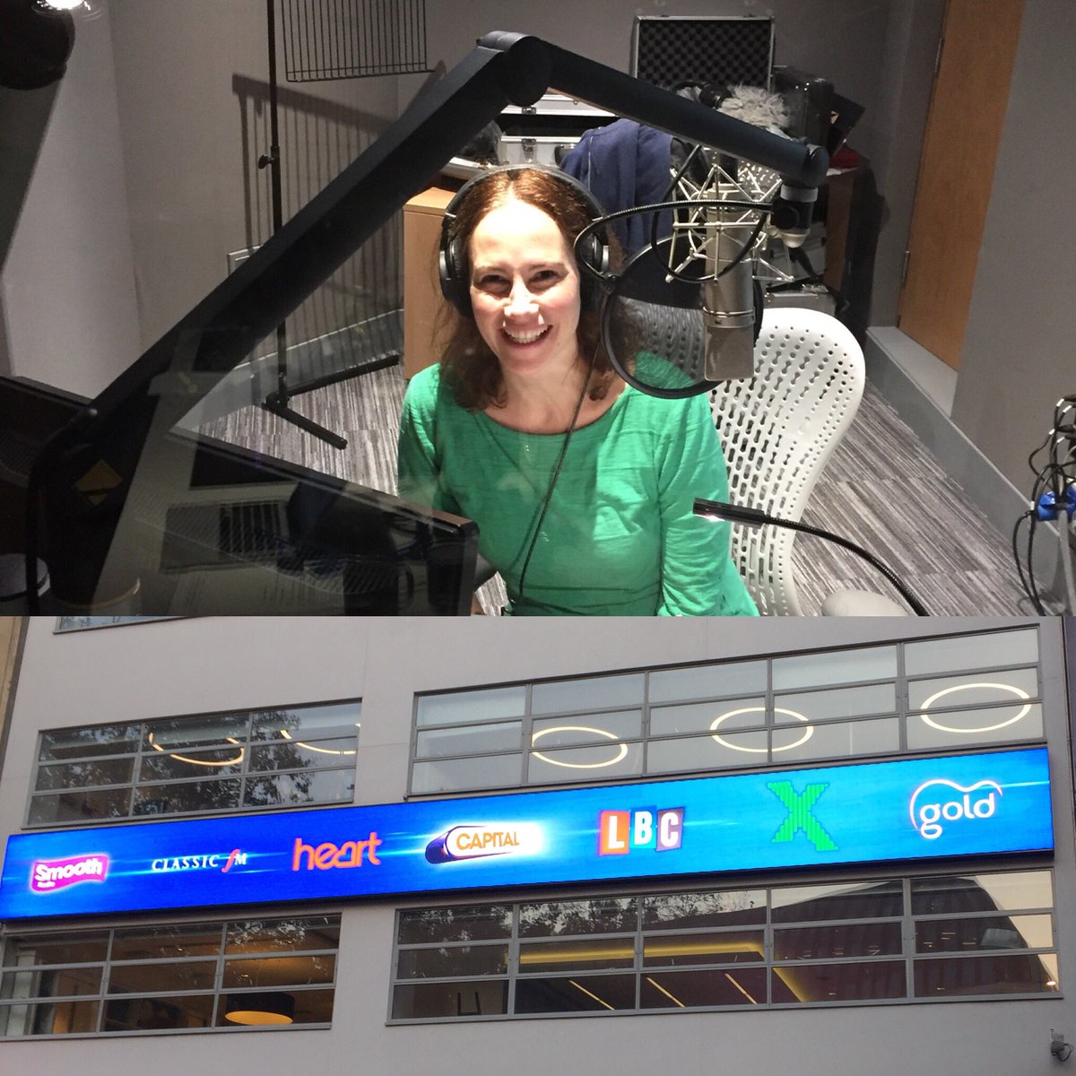 Kate_Loustau's tweet image. #yesterdaysfun #voiceover #globalradio #leicestersquare #blessedemployment #greatfaceforradio #thanksmaggie @BabbleVoice