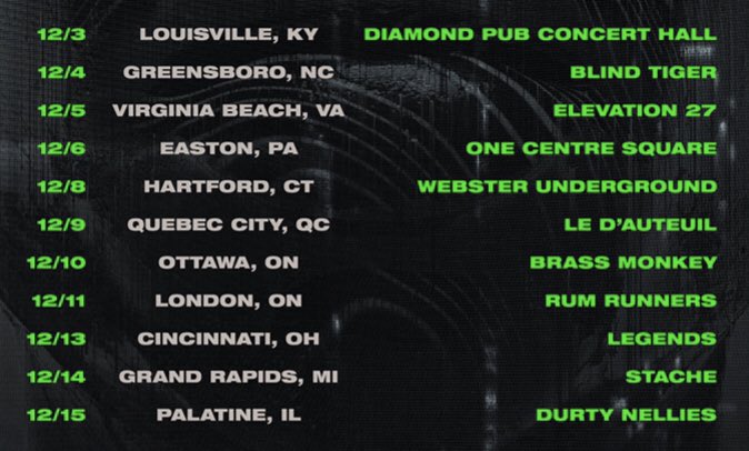 BOOOfficial's tweet photo. We have added a Cincinnati show to our tour with @oceanometal & @carbombofficial! 12/13 at Legends in Cinci. Tickets: https://t.co/A9zliNmcL2
#bornofosiris #thesimulationtour #oceano #carbomb #sumerianrecords https://t.co/uy7ShoB8cM