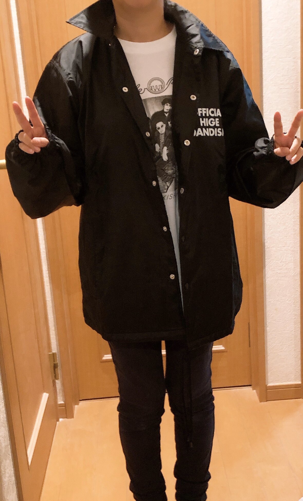 official髭男dism コーチジャケット 美品】Official髭男dism ライブグッズ コーチジャケット（M