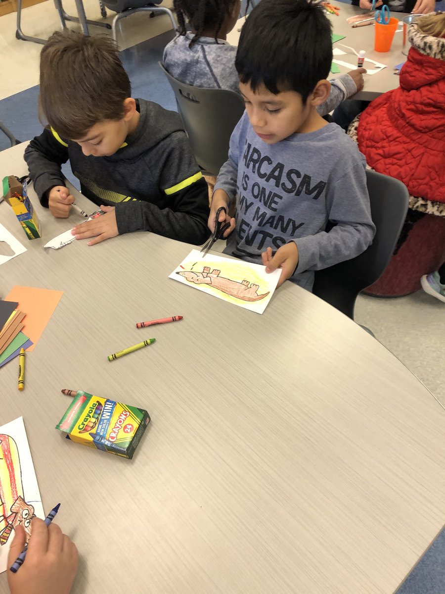 HHE_Library's tweet photo. Halloweener costumes with 2nd grade. What would@your Halloweener be? A snake? Harry Potter? Remember his shape! @bisdhhe #huskypride #birdvillelibraries https://t.co/GSe4EEYSnW