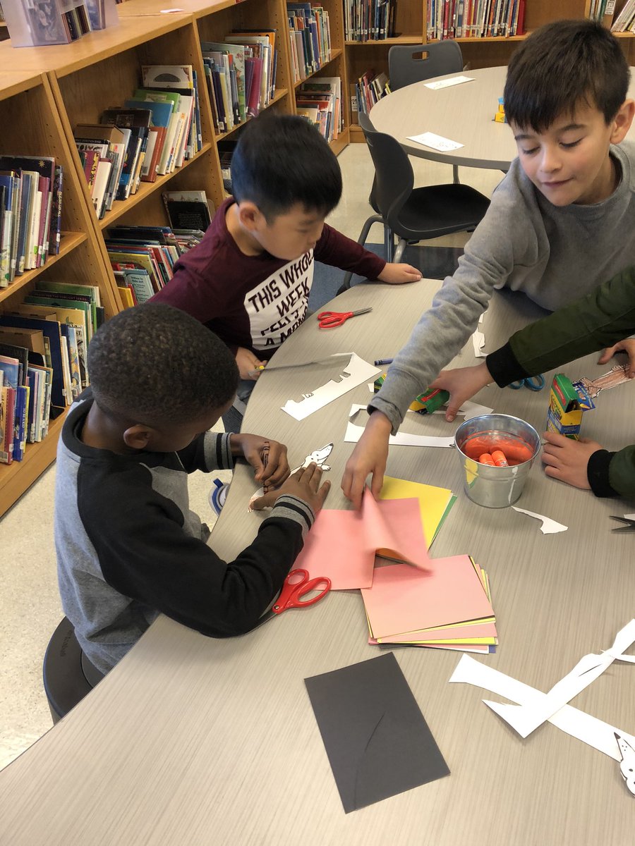 HHE_Library's tweet photo. Halloweener costumes with 2nd grade. What would@your Halloweener be? A snake? Harry Potter? Remember his shape! @bisdhhe #huskypride #birdvillelibraries https://t.co/GSe4EEYSnW