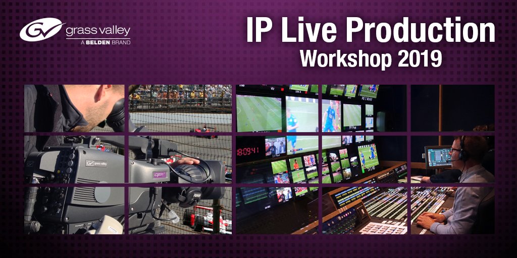 GrassValleyLive's tweet image. Looking for a unique opportunity to experience the latest developments in IP Live Production? Join us in New York on Thursday Nov 14th at our IP Live Production workshop. hubs.ly/H0lwcDF0 #IP #IPworkshop #liveproduction