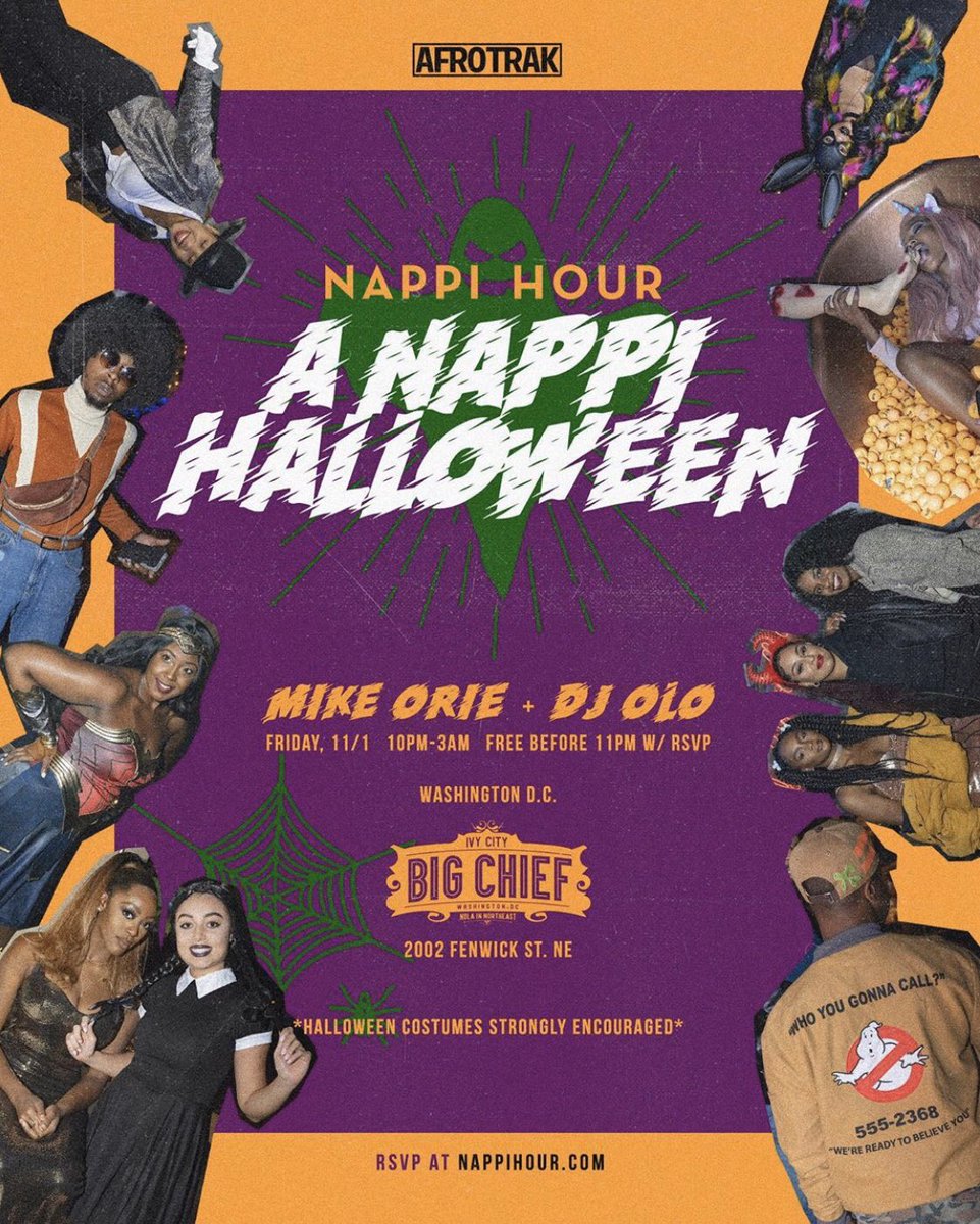 Big Chief (@bigchiefdc) on Twitter photo A Nappi Halloween! Weโre still celebrating Halloween! Come out to Big Chief tonight and enjoy yourself with <a href="/nappihour/">Nappi Hour</a> !! ๐ฅ visit our calendar for more details and RSVP links!! A Nappi Halloween! Weโre still celebrating Halloween! Come out to Big Chief tonight and enjoy yourself with <a href="/nappihour/">Nappi Hour</a> !! ๐ฅ visit our calendar for more details and RSVP links!!