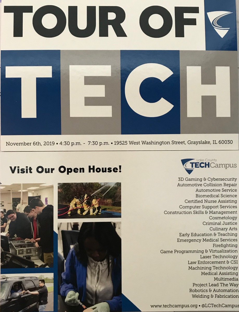 MrsSlobodecki's tweet image. Tech Campus is where it&apos;s at! Take a Tour THIS Wednesday, Nov. 6 from 4:30pm-7:30pm #AmazingPrograms #IWantToGoBackToHighSchool #LearnCoolNewSkills #CollegeBuilder #TradesBuilder #LifeSkills