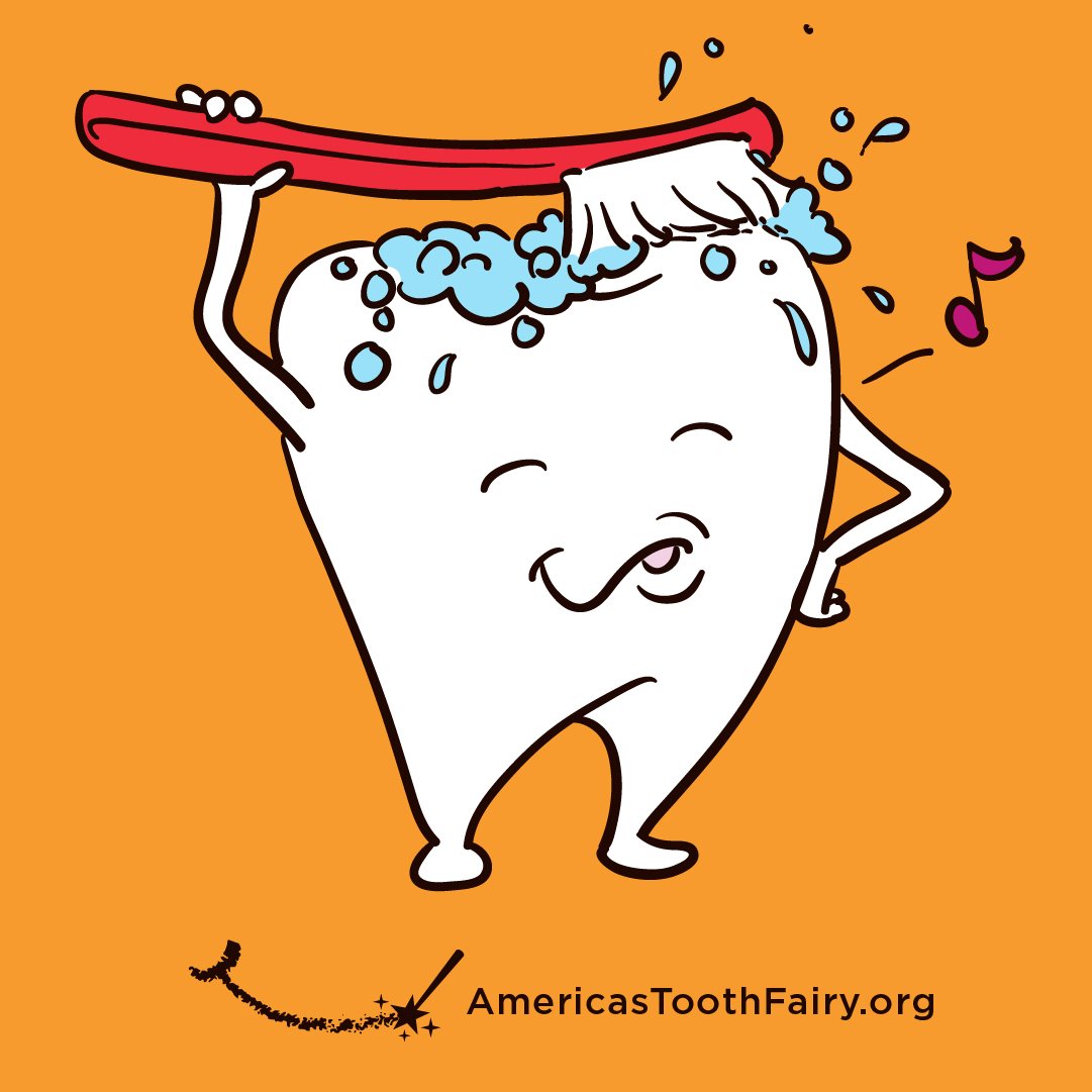 AmerToothfairy's tweet photo. It’s #NationalBrushDay – a great time to teach kids how to establish daily brushing (and flossing!) habits. Download free brushing charts from America’s ToothFairy: https://t.co/3PTEo4Z3d1
#BOOtifulSmile #TrickOrTeeth #AmericasToothFairy https://t.co/LbIYBDUYk6