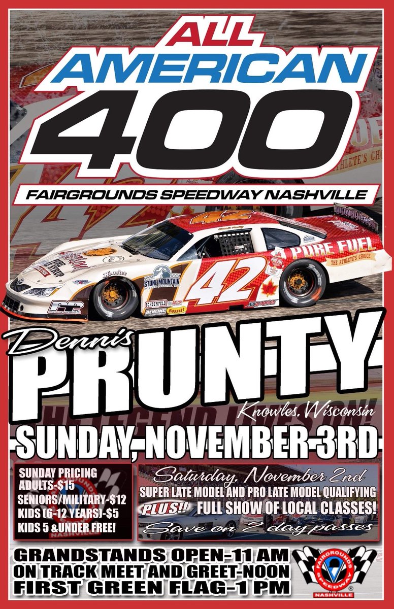 The Fairgrounds Speedway-Nashville weekend is here!