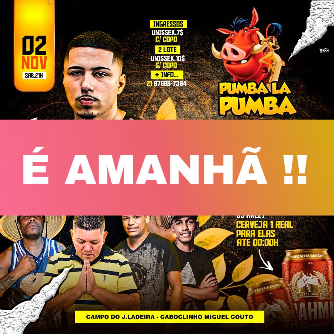Vamos  amanhã bicho vai pegar