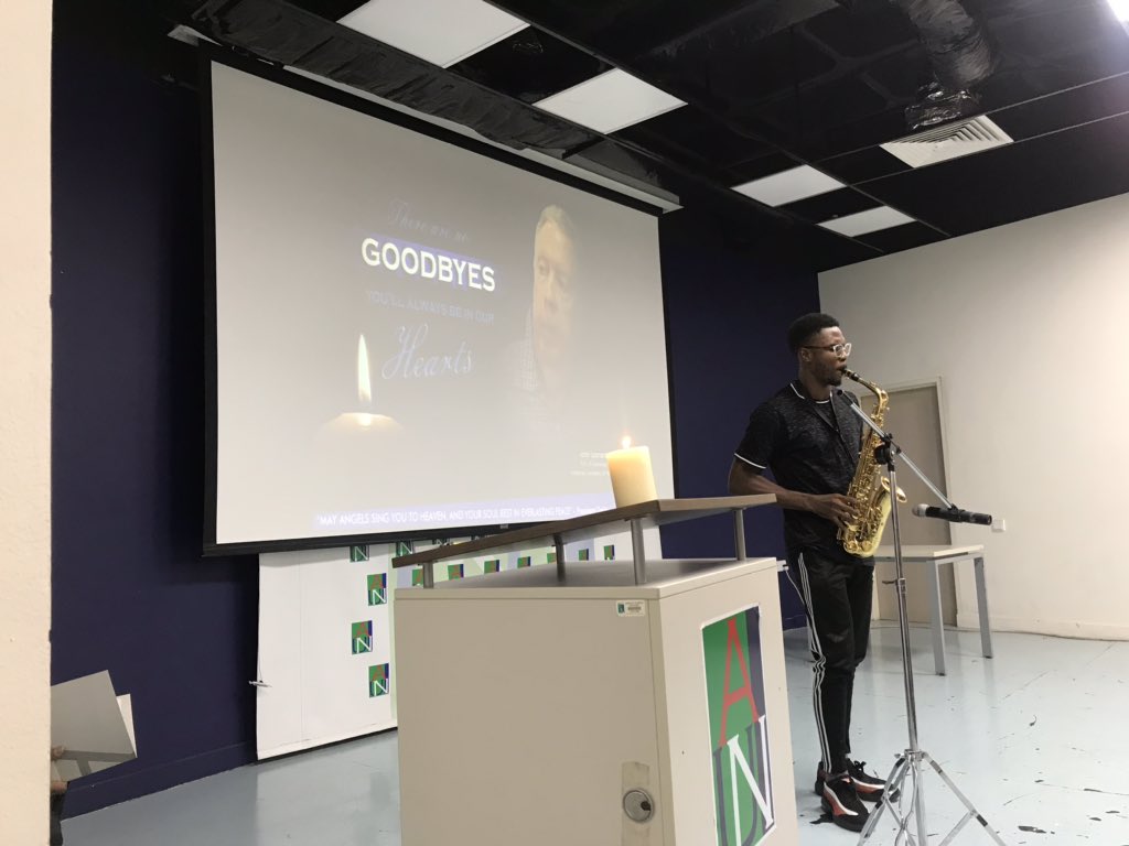 aun_sga's tweet photo. #HappeningNow! In the Library Auditorium.

Memorial service in honor of our beloved Professor of Economics, John Leonard. 

May his gentle soul rest in perfect peace 🙏🏽 https://t.co/IRnh4RprOH