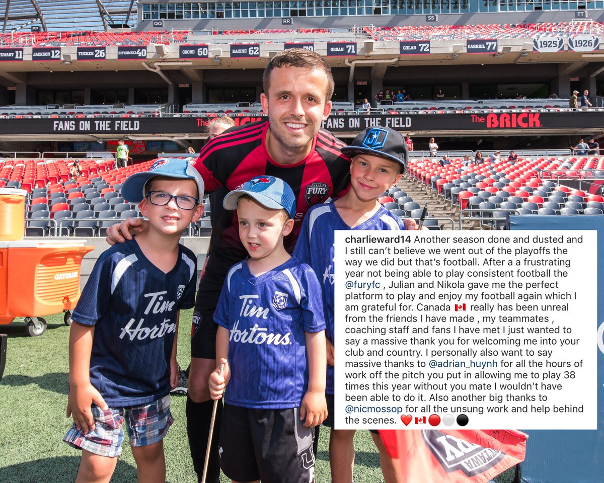 Ottawa Fury FC (@ottawafuryfc) on Twitter photo Midfield maestro <a href="/Charlieward_14/">Charlie Ward</a> made his first year in Canada a memorable one to say the least ⚽️🇨🇦
#ForTheFury Midfield maestro <a href="/Charlieward_14/">Charlie Ward</a> made his first year in Canada a memorable one to say the least ⚽️🇨🇦
#ForTheFury