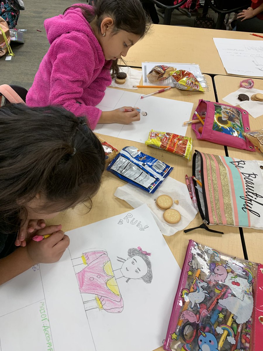 maritza_brown's tweet photo. 3rd grade bilingual students celebrating the end of Narrative Nonfiction Unit making biographies posters and eating their favorite snack!😊#Tesbulldogs #wisdgreatness https://t.co/tQjC1bqaeQ