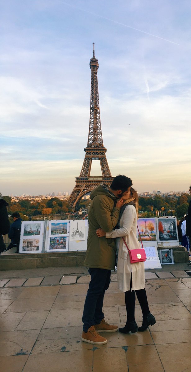 I hope this guy i met at the Eiffel Tower and asked for a pic of us kissing so i could pretend i had a romantic time in Paris is doing good.