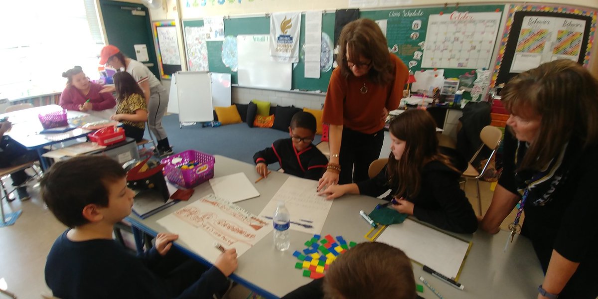 JulieMintiens's tweet photo. Tackling rich math tasks in 4th grade today with students making their plans, representing their thinking in different ways, lifting up student work, making revisions &amp; coming back together for closure! So powerful-thank you! @bkobett @GrangeES @HLance_BCPSMath @focusedin4th https://t.co/oGf40DEpAV