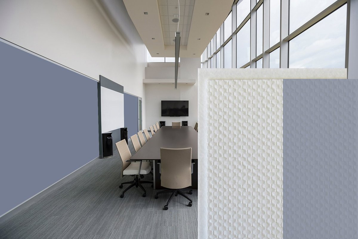 roosintl's tweet photo. Looks like Wallcovering, performs like an Acoustical Solution. โจ #AcousticalSolution #HealthyMaterials
Transform ordinary walls and ceilings into a remarkable sound absorbing decorative surface with Novelioยฎ Acoustiver paintable textures.
https://t.co/ioRGucvw4R https://t.co/v7p7ZbJr1D