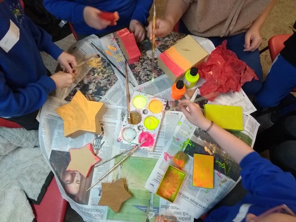 inclusiondevon's tweet photo. Check out the children's beautiful treasure boxes that kicked off our new course 'Feeling Great about Myself'. https://t.co/ydBC5NdjLz
