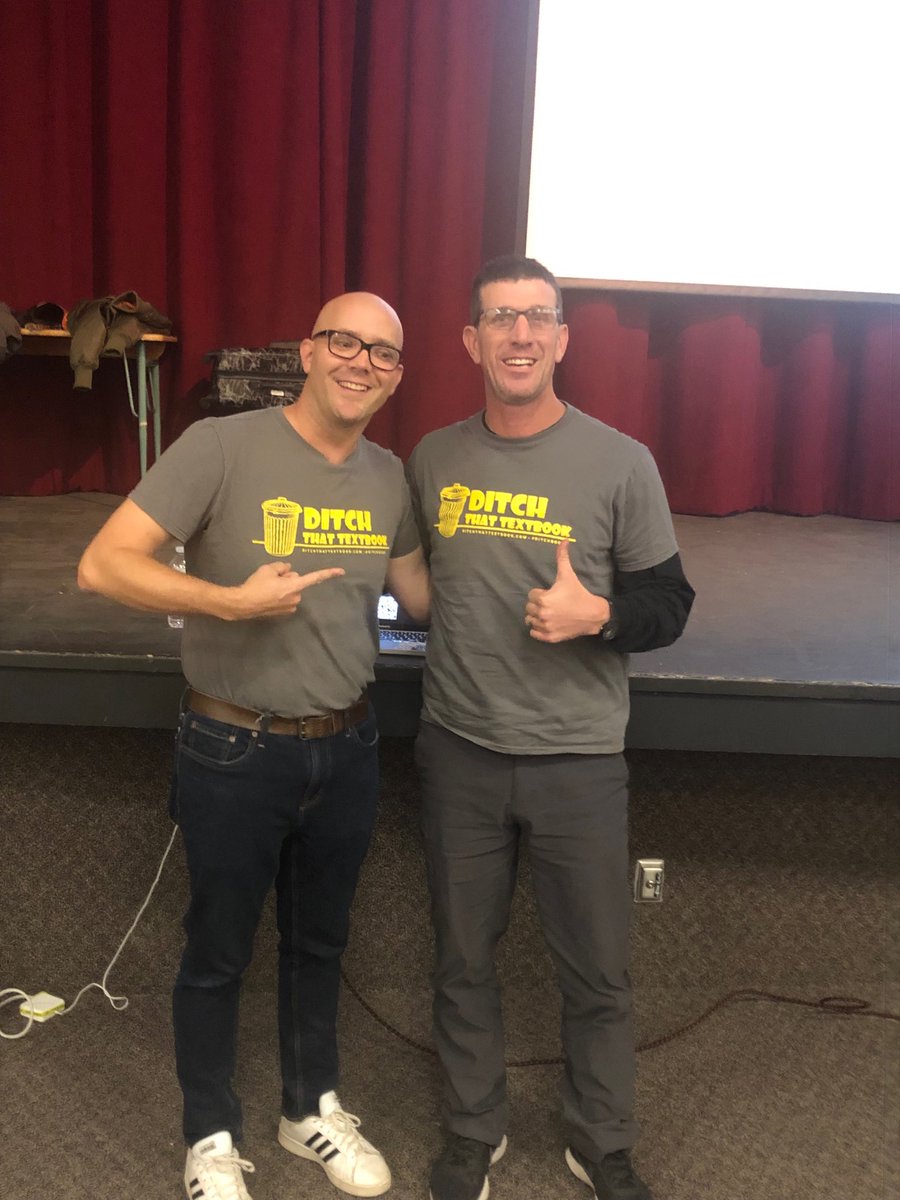 ClintMilliron's tweet image. Winning when twinning with the Ditch guru !!!  #mcsdtech