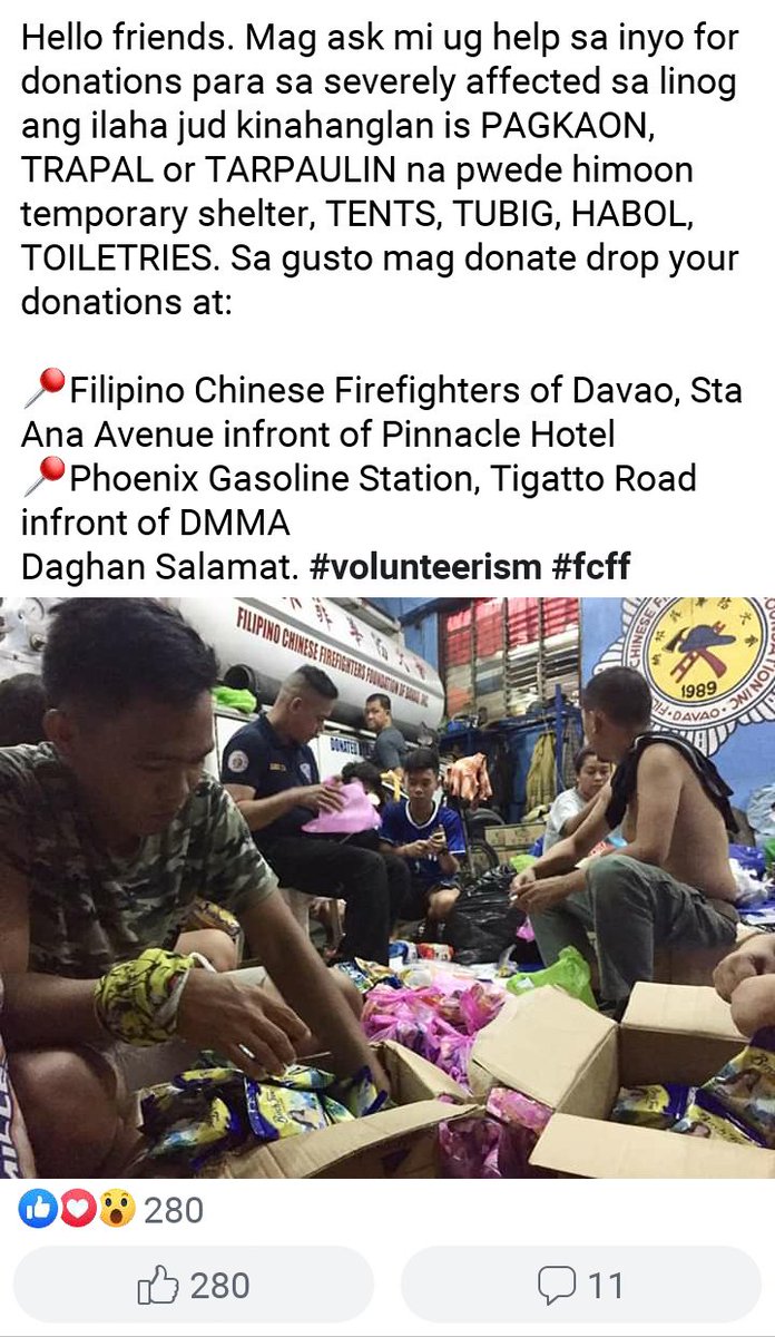 LoremiaRT's tweet photo. Sa mga may balak hong magpadala ng tulong nasa baba po info kung saan po magpapadala salamat ho😊

(Photo not mine)
#MindanaoQuake
#LindolPH https://t.co/H7eQC4I0hn