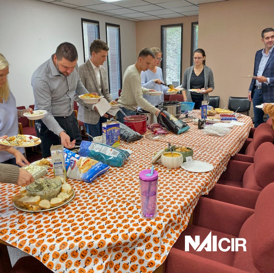 NAICIR's tweet photo. Our office celebrated the start of November by having a #DipOff! 

#yum #NAICIR #dip #officeparty #NAI #Harrisburg #CRE #CREMarketing #yummy #office https://t.co/JvEzuLj7FS