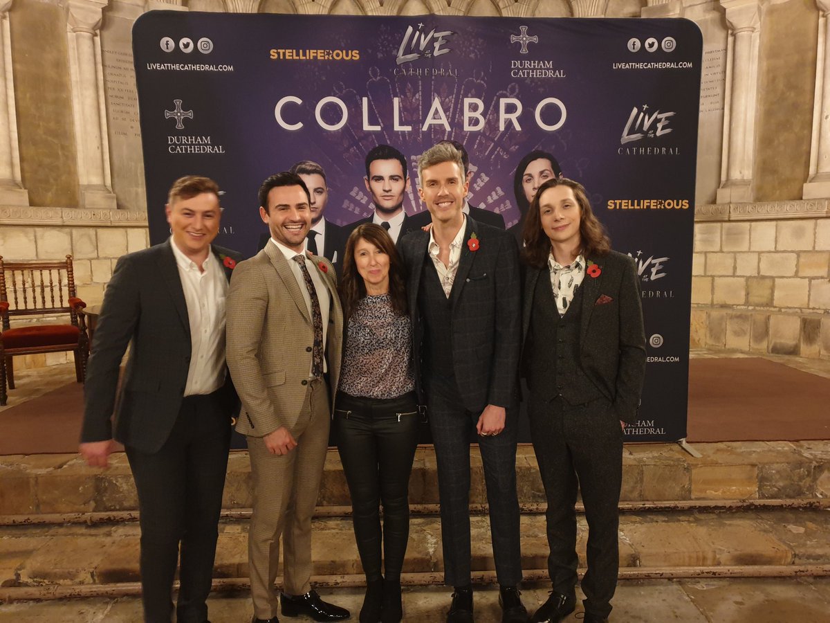 aligaines1410's tweet photo. If there is a heaven I'm there! @Collabro @MichaelCollabro @MattCollabro @JamieCollabro @ThomasCollabro #liveatthecathedral #LATC19 https://t.co/fecEcO96c8
