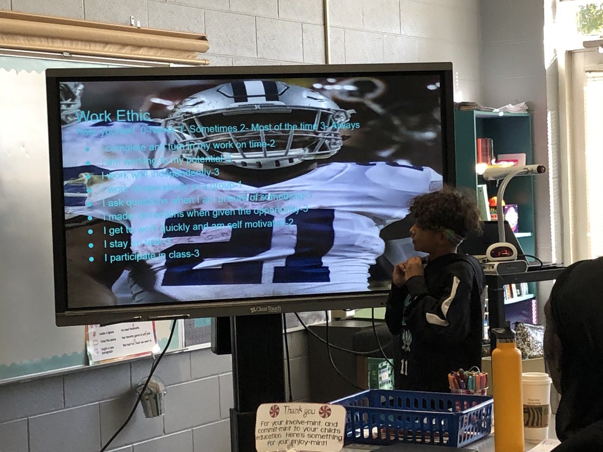 blackfoxelem's tweet photo. Mrs. Inglis’ and Mrs. Phillips’ fifth graders created Google slides to share their reflections on their behavior and grades with their parents! #studentledconferences #owningtheirlearning @MCScommunicates https://t.co/sCcy5PZCu9