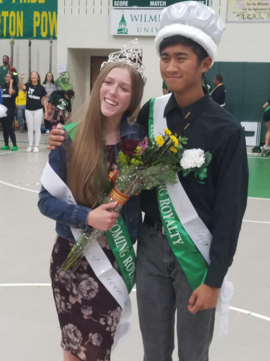 Congratulations to Josh and Allie! Your 2019 Homecoming King and Queen.