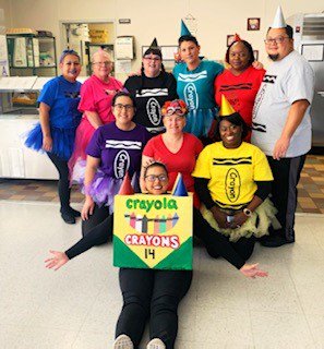 FUSDFoodService's tweet photo. Summit High School Café celebrates Halloween! https://t.co/8Q8UjH9K8j